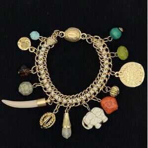 ✨ Boho Elephant Charm Bracelet